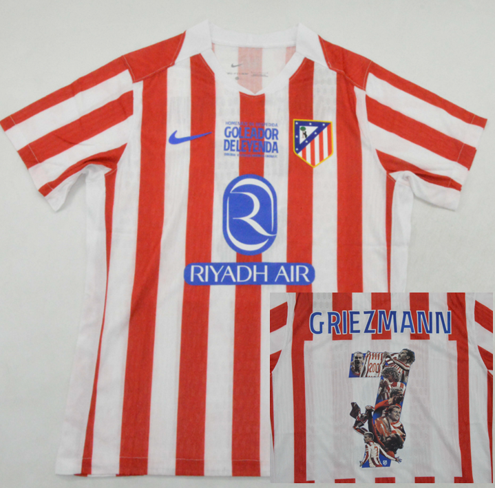 Atlético Madrid 1a Equipación 2025/26 Last match version - Authe
